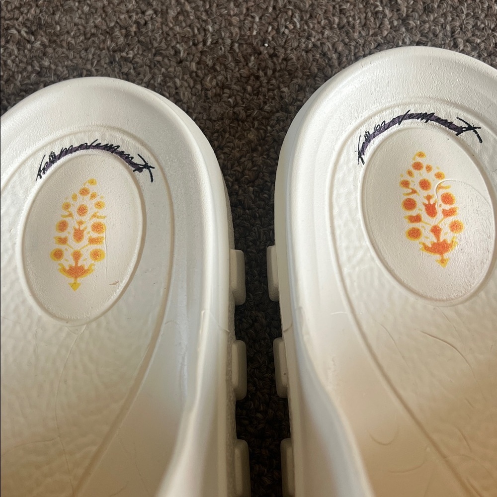 Free people half time slides in white size 11/EU41 NWOB - Picture 5 of 6